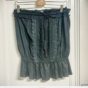 Strapless halter navy blue Top from Venus NWOT summer shirt Open shoulder